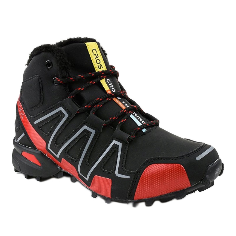 Schwarze isolierte Trekkingschuhe BN8810 1
