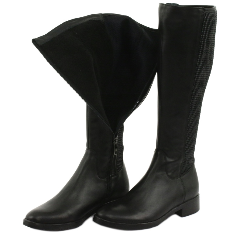 Bioeco Stiefel mit Gummiband Arka 7504 schwarz 5