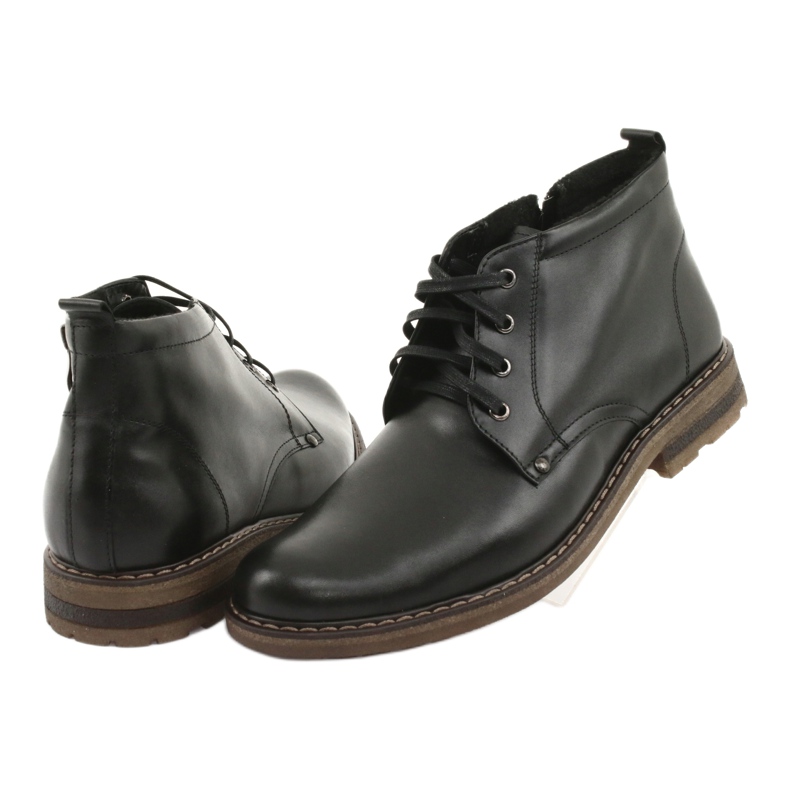 Herren Moskała BR-1 schwarze Stiefel 3