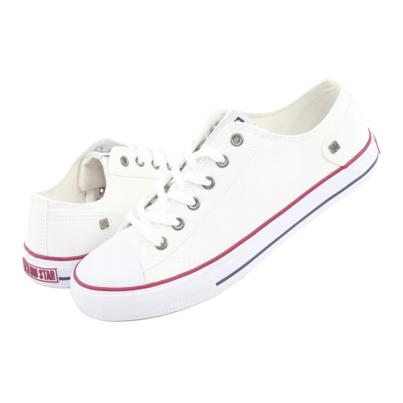 Big Star Classic Tie Sneakers weiß DD174271 7