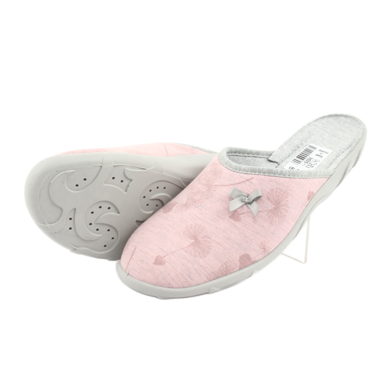 Befado farbige Damenschuhe 235D161 rosa grau 4