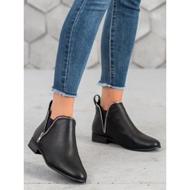 Cm Paris Chelsea-Boots mit dekorativem Reißverschluss schwarz 2