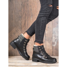 J. Star Stylische Stiefel schwarz 1