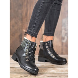 J. Star Stylische Stiefel schwarz 2