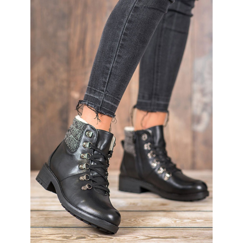J. Star Stylische Stiefel schwarz 2