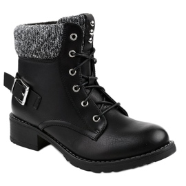 Schwarze Wanderschuhe ohne Isolierung Z148 1