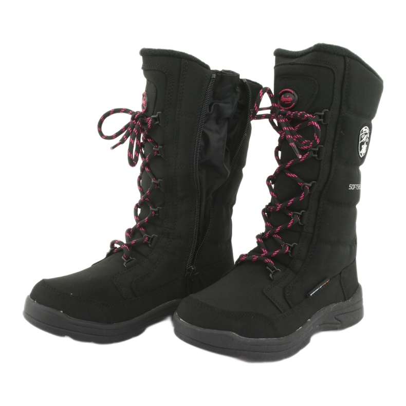 Schneestiefel mit American Club SN12 Membran in Schwarz rosa 5