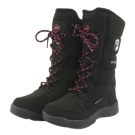 Schneestiefel mit American Club SN12 Membran in Schwarz rosa 3