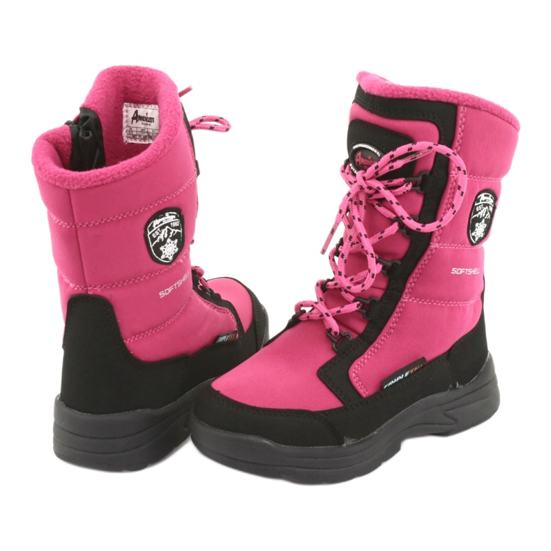 Schneestiefel mit American Club SN13 rosa / schwarze Membran 4