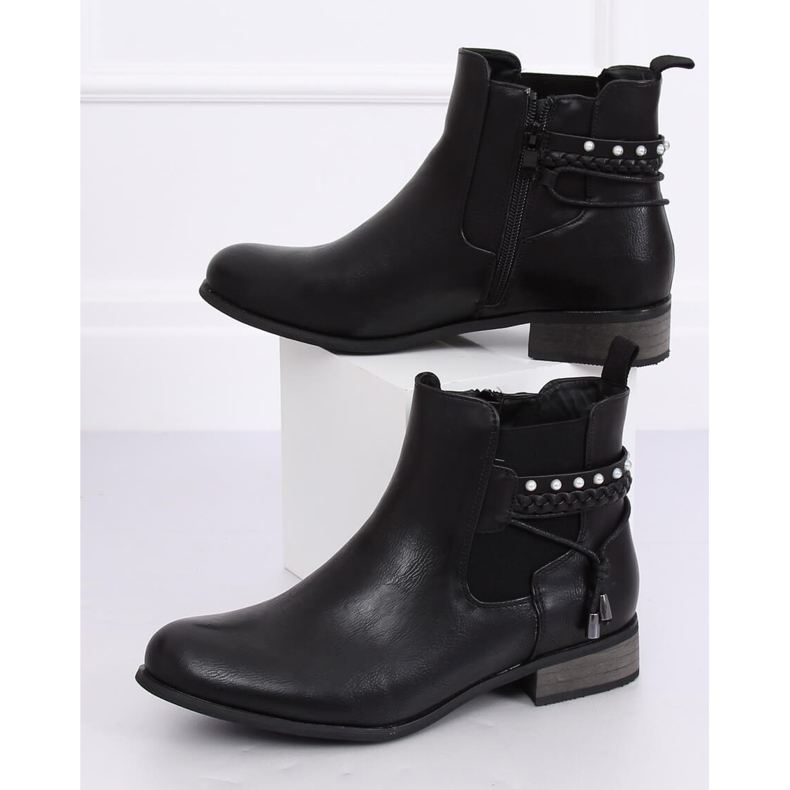 Schwarze Chelsea-Boots für Damen 846 Black 2