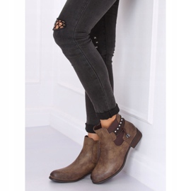 Braune Chelsea-Boots für Damen 846 Khaki 2