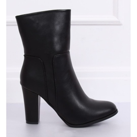 Schwarze High Heels 1345 Schwarz 2