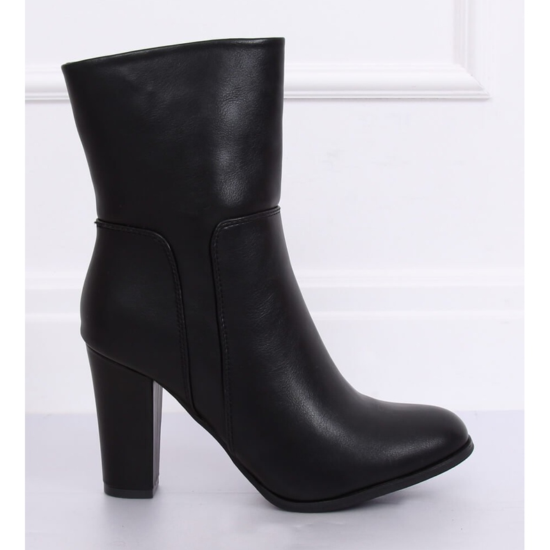 Schwarze High Heels 1345 Schwarz 2