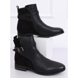 Schwarze Jodhpur-Stiefel für Damen 3332 Schwarz 1