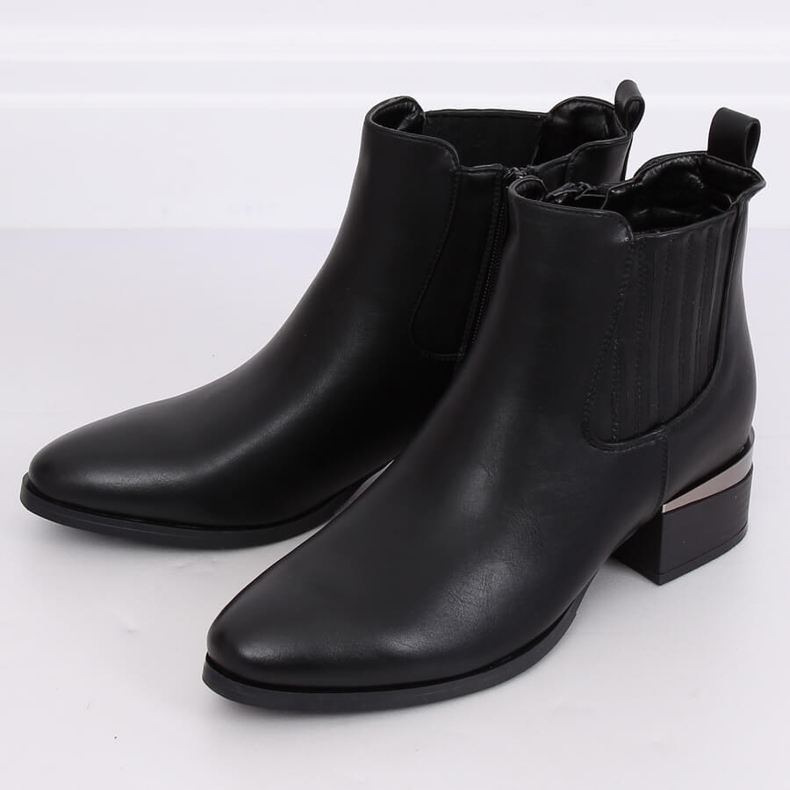 Schwarze Chelsea-Boots für Damen 3303 Black 2