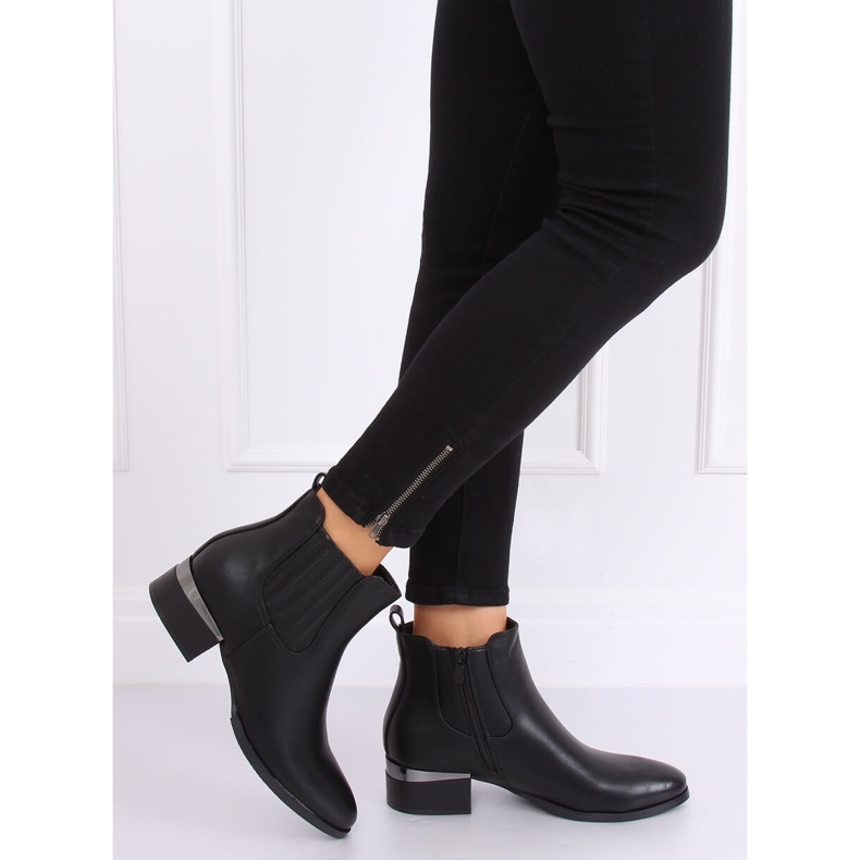 Schwarze Chelsea-Boots für Damen 3303 Black 1