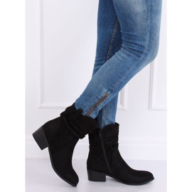 Black Suede Damenstiefel schwarz 3893 Black 1