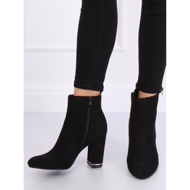 Schwarze Stiefel mit hohen Absätzen M378 Schwarz 1