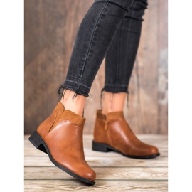 Small Swan Lässige Kamelstiefel braun 2