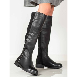 Bella Paris Warme schwarze Stiefel 1