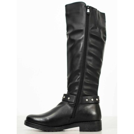 Bella Paris Schwarze Reitstiefel 1