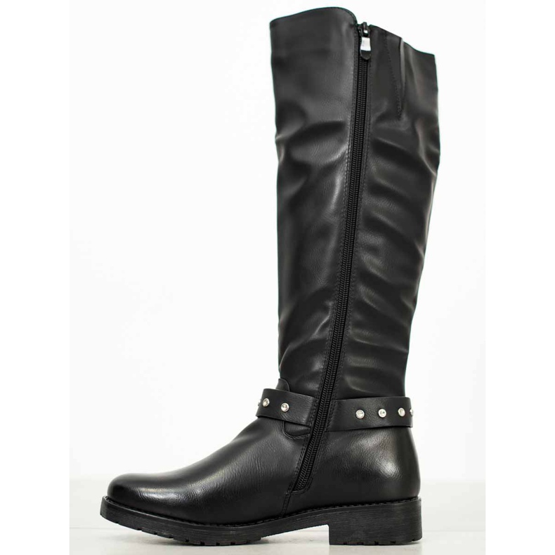 Bella Paris Schwarze Reitstiefel 1