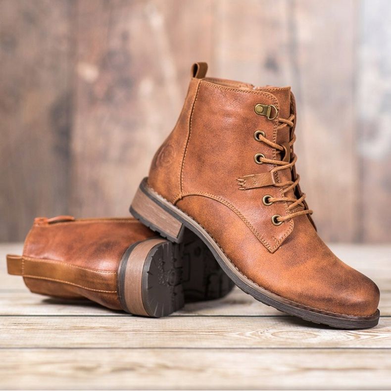 Goodin Elegante Trapper aus Öko-Leder braun 1