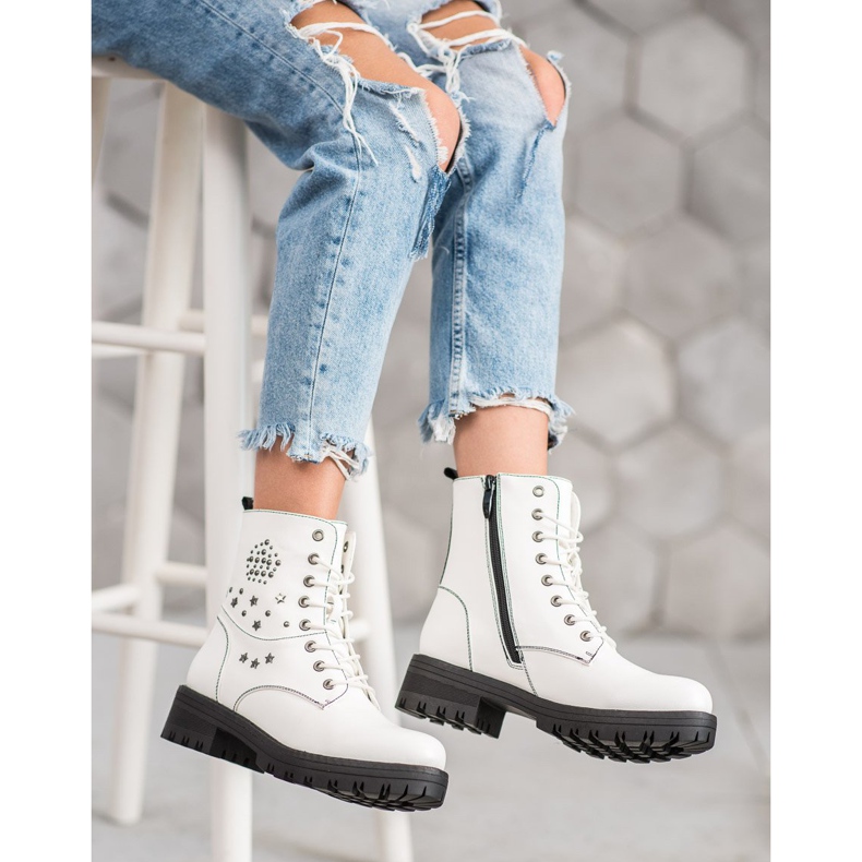 Goodin Weiße Trapper mit Sternen 2