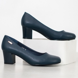Sergio Leone Komfortable Pumps blau 1