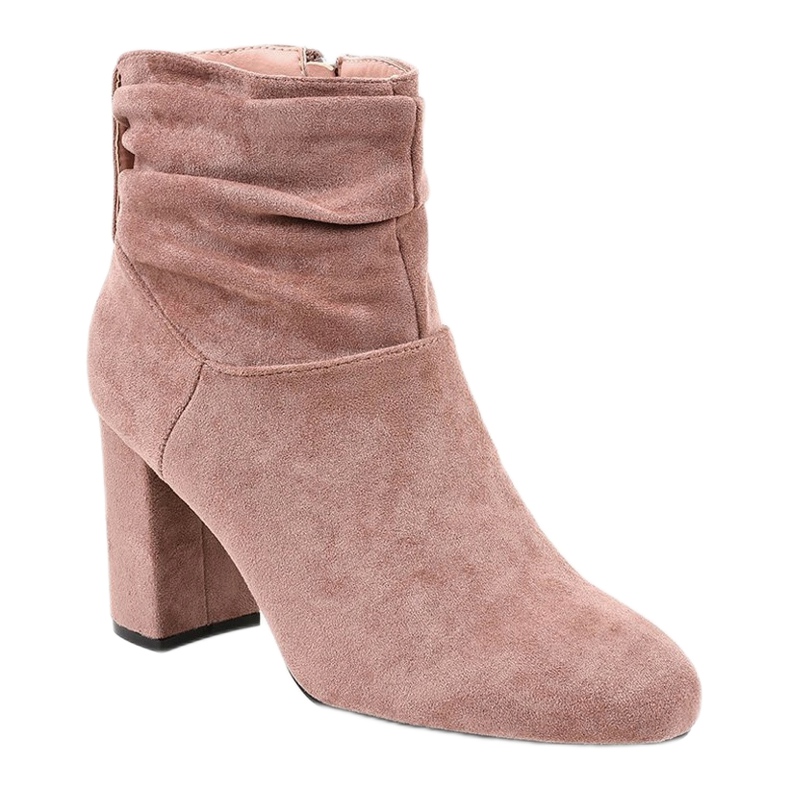 Elegante pinke Stiefeletten am 884 Pfosten rosa 1