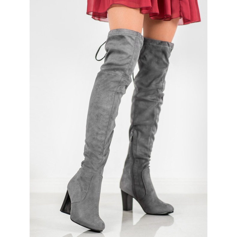 Vesuvio Graue Stiefel auf der Post 2