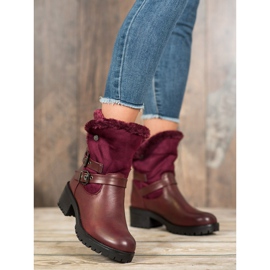 Marquiz Warme Arbeiter mit Pelz rot 1