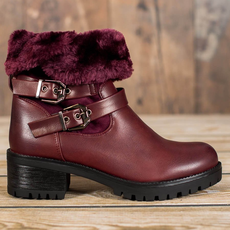 Marquiz Warme Arbeiter mit Pelz rot 2