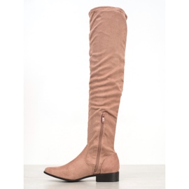 Jumex Elegante Stiefel mit Schnalle rosa 1