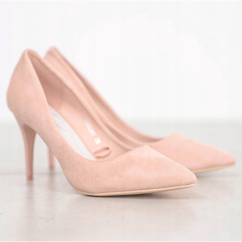 Kylie Klassische Wildleder-Heels braun 2