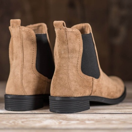 Ideal Shoes Lässige Chelsea-Boots braun 2