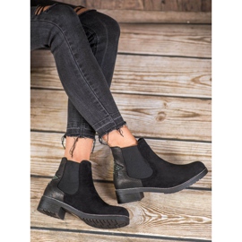 SHELOVET Chelsea-Boots mit Stern schwarz 2