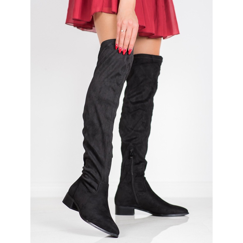 Seastar Lässige Overknee-Stiefel schwarz 1