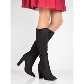 Seastar Sexy Wildlederstiefel schwarz 1