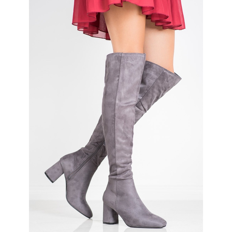 Seastar Elegante Stiefel an einem Pfosten grau 1