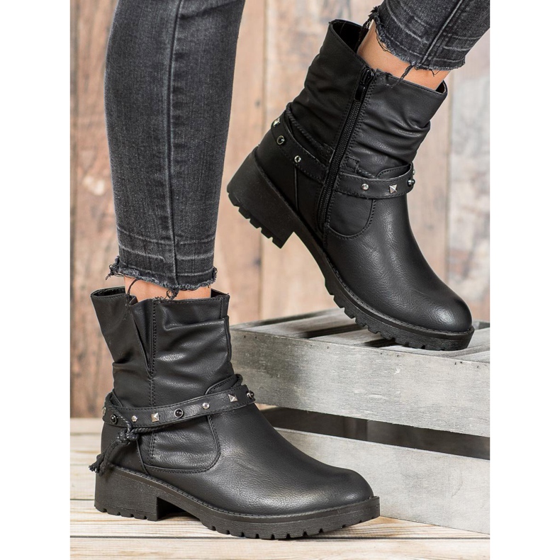 CABIN Arbeiter mit dekorativem Gürtel schwarz 2