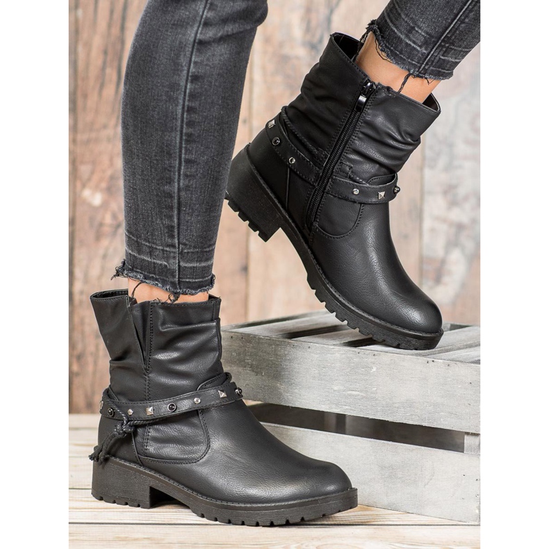 CABIN Arbeiter mit dekorativem Gürtel schwarz 1