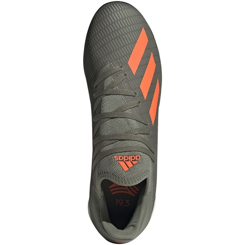 Adidas X 19.3 Tf M EF8366 Fußballschuhe grün grau 1