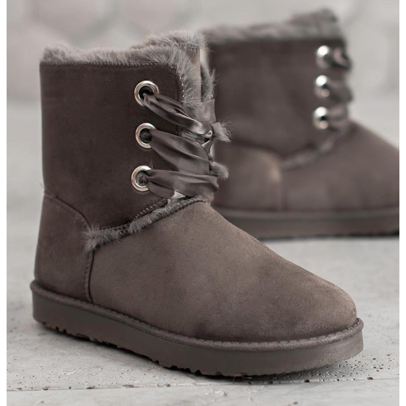 Kylie Gebundene Schneeschuhe grau 1