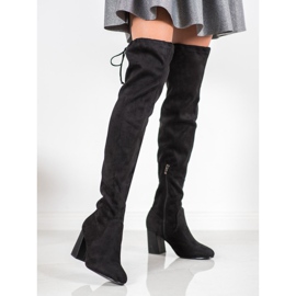 Filippo Elegante Overknee-Stiefel schwarz 1