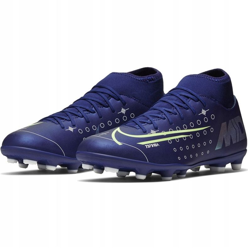 Nike Mercurial Superfly 7 Club Mds FG / MG M BQ5463 401 Fußballschuh navy blau blau 1