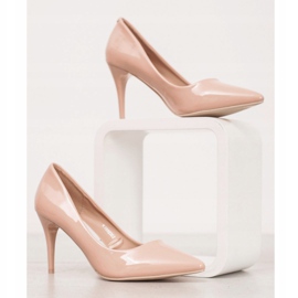 Kylie Klassische Pumps aus Öko-Leder beige 2