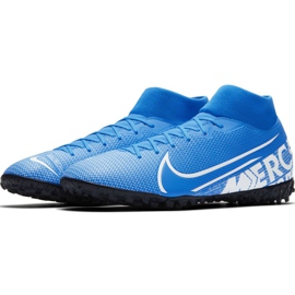 Nike Mercurial Superfly 7 Academy M Tf AT7978 414 Fußballschuhe mehrfarbig blau 2