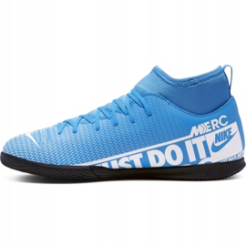 Nike Mercurial Superfly 7 Club Ic Jr AT8153 414 Fußballschuhe mehrfarbig blau 1