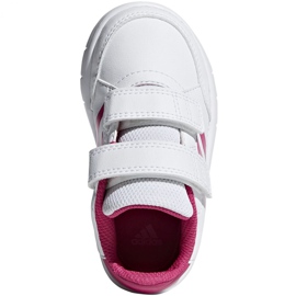 Schuhe adidas Altasport Cf I Jr D96846 weiß lila 1